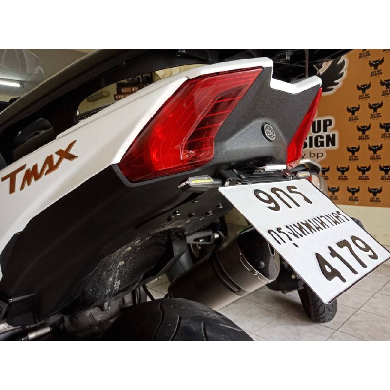 ท้ายสั้นพับได้ แม่เหล็ก ของแท้ ตรานกฮูกตรงรุ่นTMAX 530 Y19 - 20 ไม่ต้องแปลง