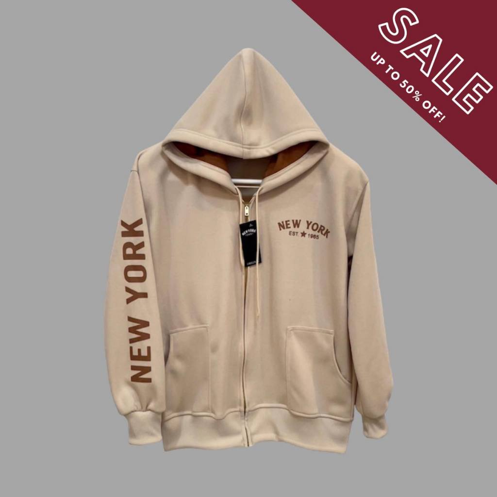 เสื้อแขนยาว สกรีนแขน New York