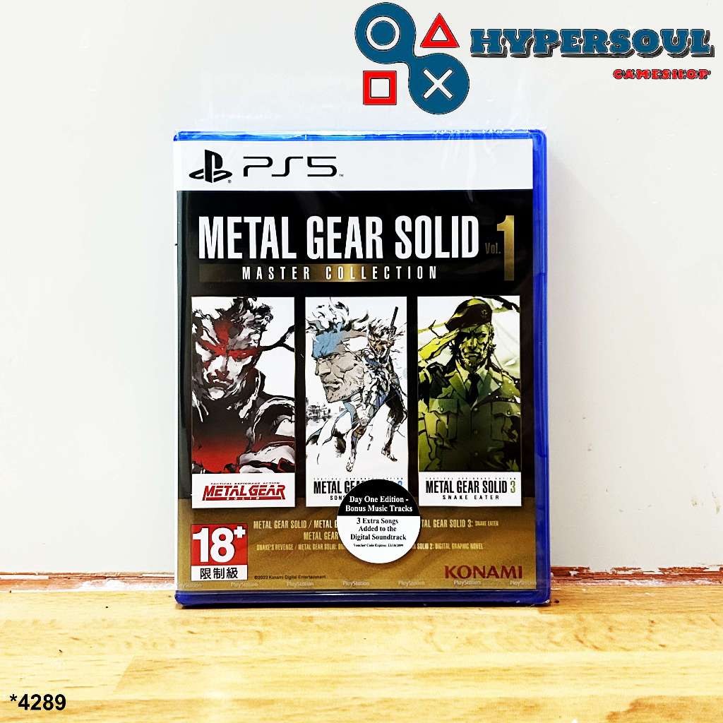 PS5: Metal Gear Solid Master Collection Vol.1 (Region3-Asia)(English Version)