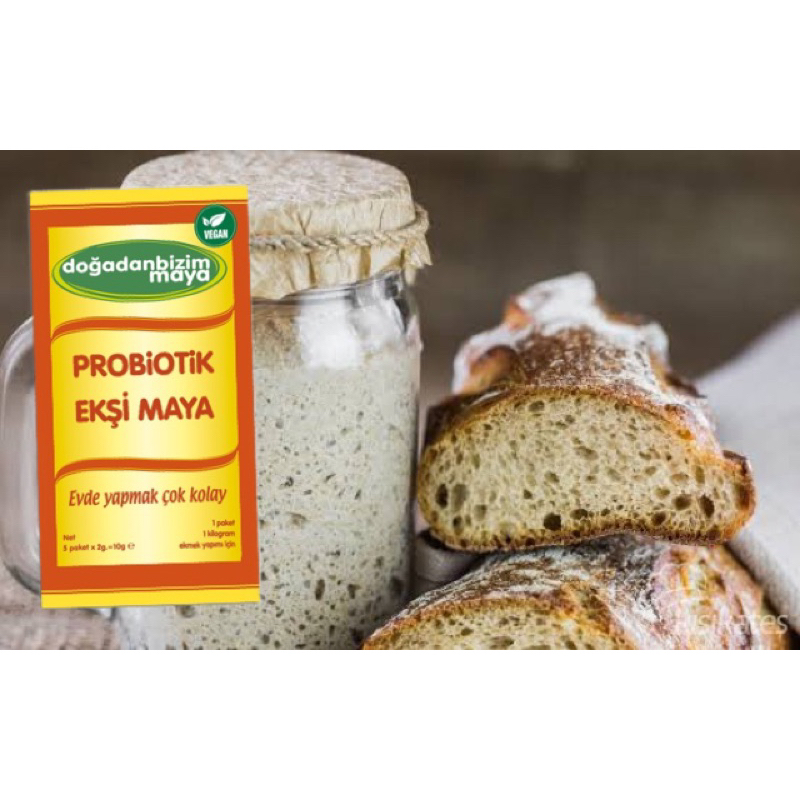 Probiotik Ekşi Maya Dogadan Bizim 2 gr./ Probiotic Sourdough / แป้งหมักขนมปัง สูตรโปรไอโอติก 1ซอง : 