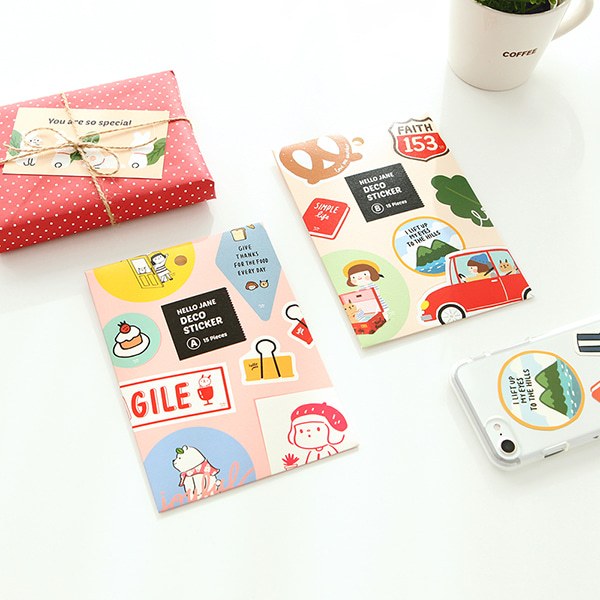 Hello Jane Deco Sticker สติ๊กเกอร์