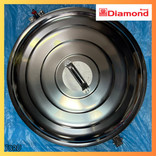 ฝา ฝาถังน้ำสแตนเลส ตราเพชร Diamond เกรด 304 หนา 0.6 มิล