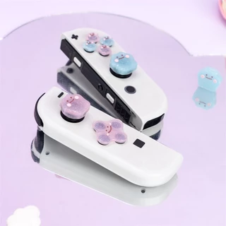 ครอบปุุ่ม ใช้งานร่วมกับ Nintendo Switch/OLED ปุ่มยาง NS-JOY-CON ซิลิโคนนิ่ม ฝาครอบปุ่มจอยสติ๊กสําหรับ
