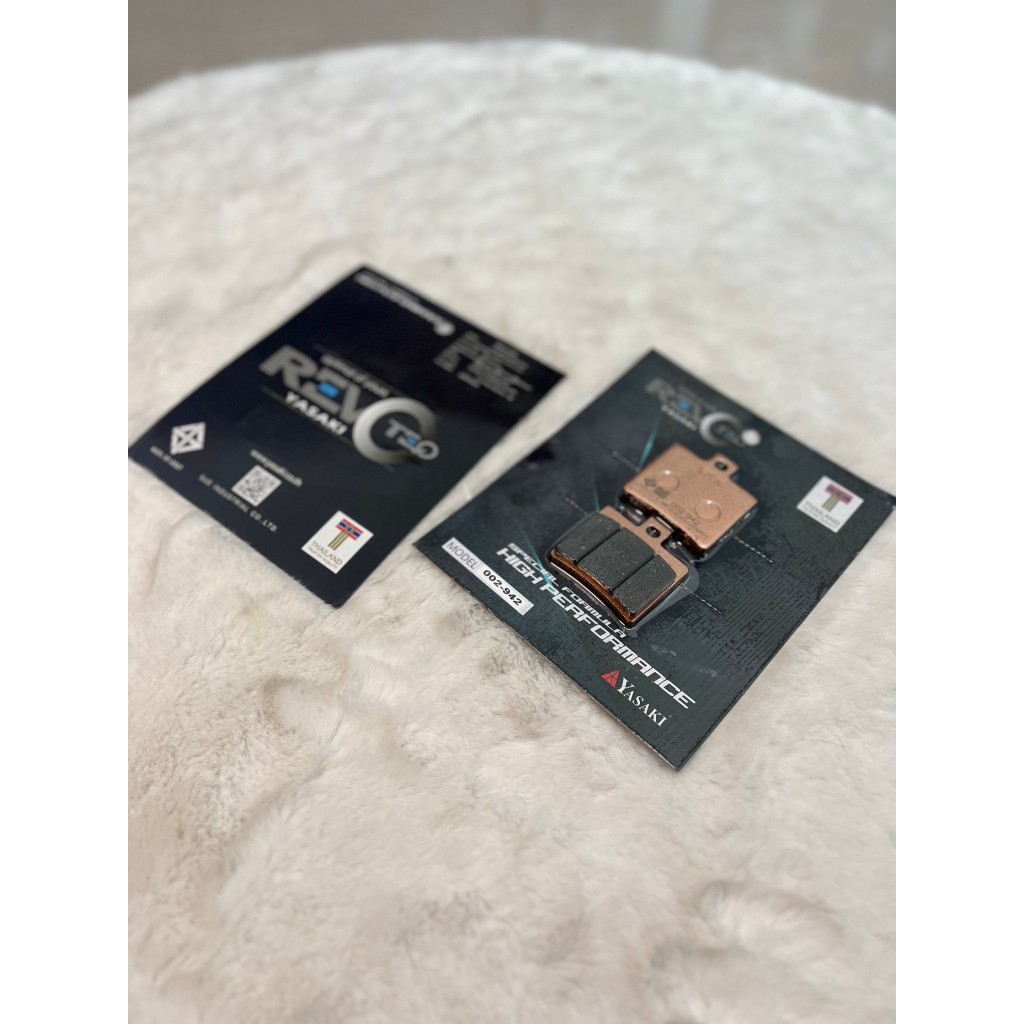 ผ้าเบรครุ่นRevoteqหน้า-หลัง Lambretta X300 Yasakiแท้ - รูปที่ 2