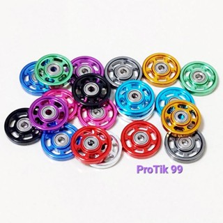 โรลเลอร์ 13 มิล ฉลุ V.2 พร้อมลูกปืนลื่นๆ สำหรับ Mini 4wd