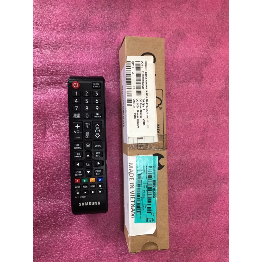 ใหม่ แท้ เบิกศูนย์ รีโมทซัมซุง ทีวี แอลซีดี แอลอีดี remote samsung ใช้ได้กับซัมซุง ทุกรุ่น พาร์ท bn59-01303a bn59-01268d