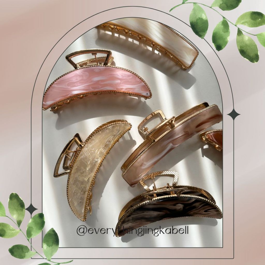 🔥พร้อมส่ง🔥 กิ๊บหนีบผมเหล็กลายเสือ ขนาด 11.5 cm