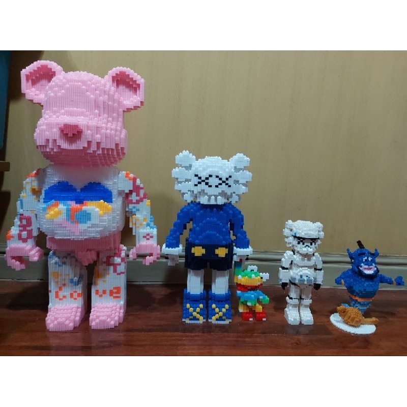 เลโก้ต่อตัวแล้ว bear brick,aladin,star war,kaws