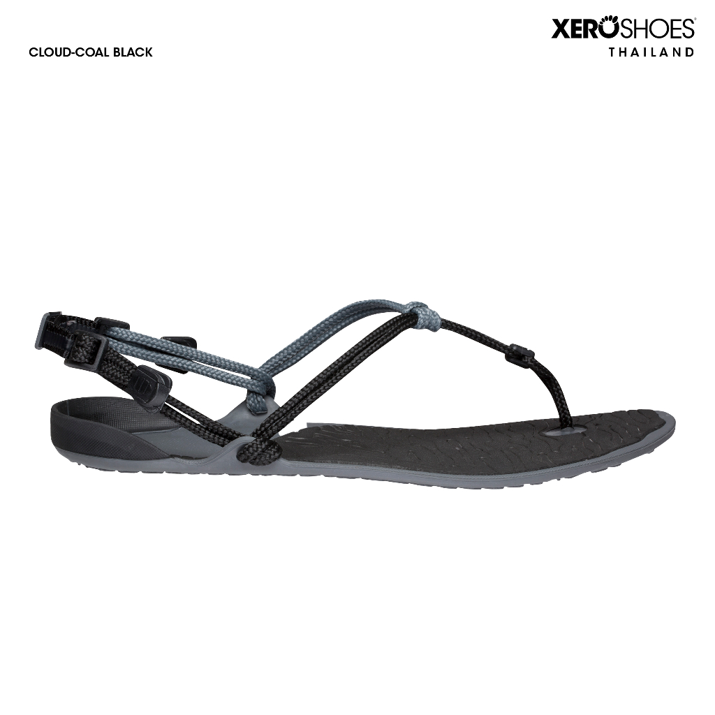 XERO SHOES Barefoot sandal รองเท้าแตะรุ่น CLOUD ผู้ชาย สี Coal Black รองเท้าลงน้ำ CLD-CHBK