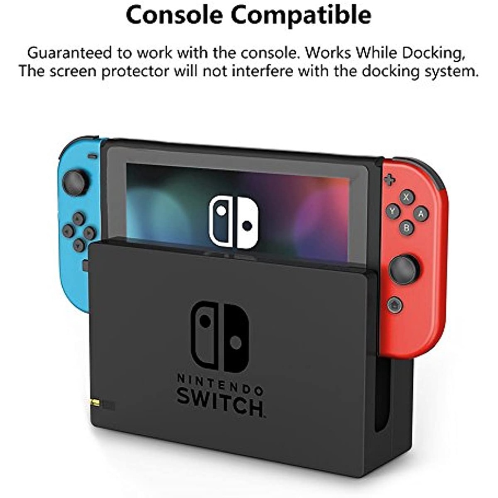 2 ชิ้นพรีเมี่ยม HD กระจกนิรภัยป้องกันหน้าจอสำหรับ Nintendo Switch OLED / สวิตช์ V2 / สวิตช์ Lite หน้าจอ