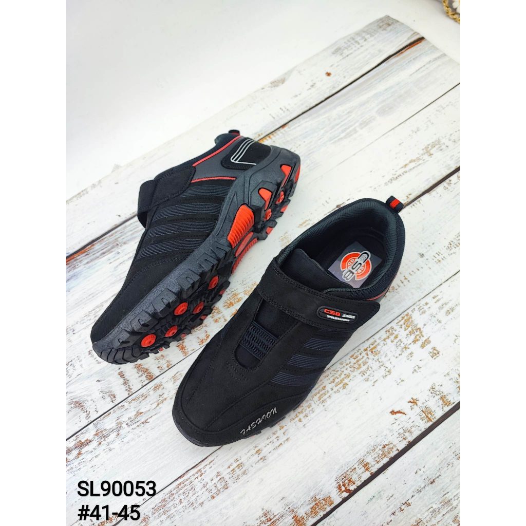 SL90053รองเท้าผ้าใบผู้ชายแบบเทปไซส์41-45มี4สี