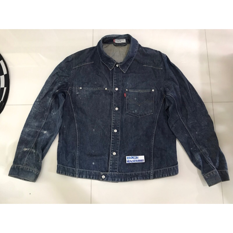 Levi’s engineered jacket XL ไหล่19.5 อก22.5 ยาว27.5 สภาพลุยๆ ผ่านการใช้งาน ใส่ขี่มอไซค์ ใส่ทำงาน