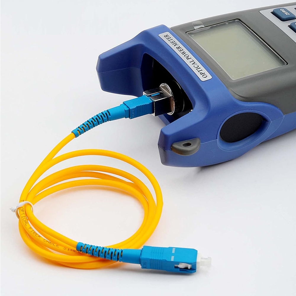 อะแดปเตอร์แปลง หัวเปลี่ยน New Optical Fiber  Connector Adapter SC / ST/ FC วัดค่าแสง