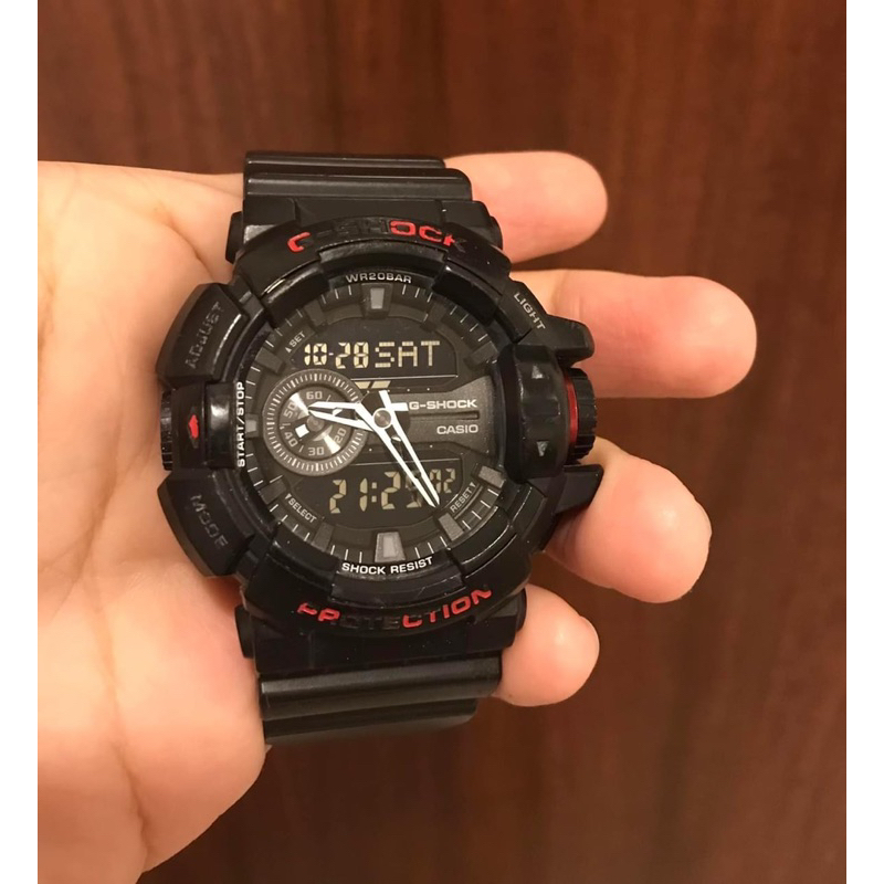 G Shock GA-400HR-1A black & red series