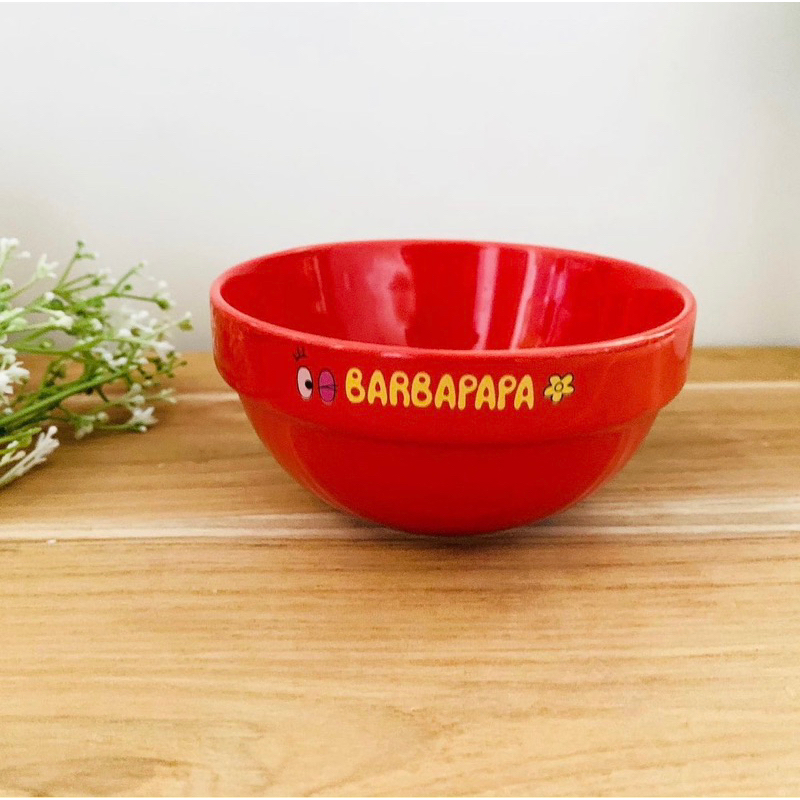 [พร้อมส่ง] ถ้วย BABAPAPA สีส้มเข้ม