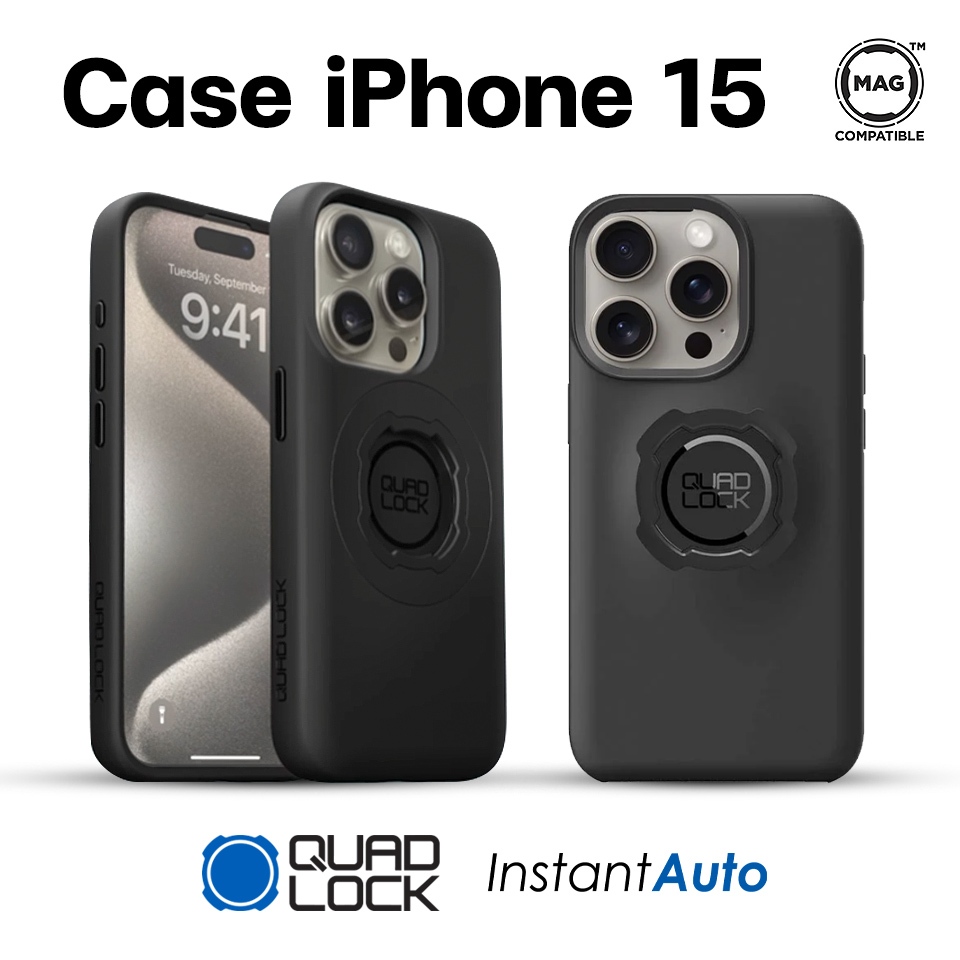 (ลด20฿โค้ดINSTD20BC)พร้อมส่ง ! Quad Lock Case เคสกันกระแทก iPhone 15 / 15 Pro / 15 Plus / 15 Pro Max