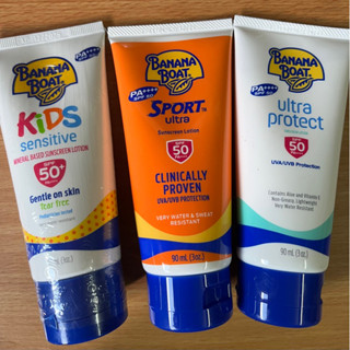 banana boat ของแท้ 100%🎊exp2027🎉Banana Boat Sunscreen 90ml⚡️…