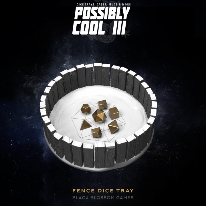 Fence Dice Trayจัดส่งได้ใน1-3วัน:: Possibly Cool Dice Tower 3