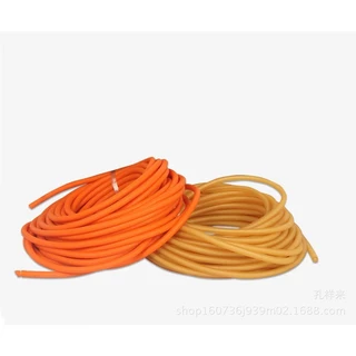 ยางกลม 3 ขนาด 4 มม.(สีเหลือง) 5 มม.(สีส้ม) 6 มม.(สีแดง) รหัส 527(ขายเป็นเมตร)