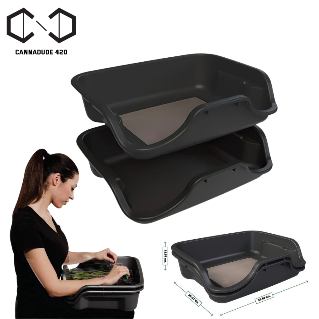 Trim Bin Trimming Tray [AA02] ถาดทริมใบ ดอก 150ไมครอน Trim Bin Tray Trim Tray