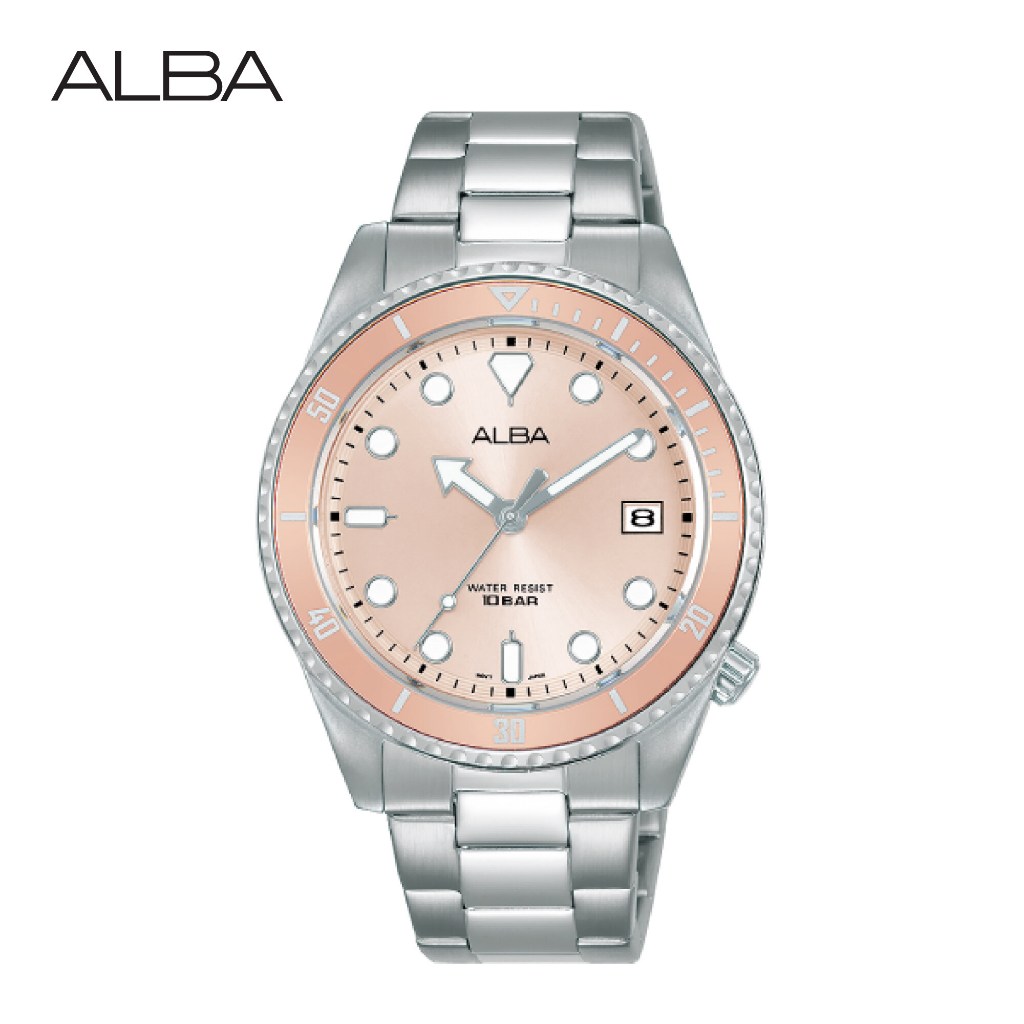 ALBA นาฬิกาข้อมือผู้หญิง Boyish Quartz รุ่น AG8L43X ขนาด 36 mm.