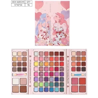 สินค้าใหม่ พาเลทน้องแฝด มาใหม่ตลับใหญ่ Igoodco 80 color eyeshadow อายแชโด์ บลัชออน ไฮไลท์ IG29611