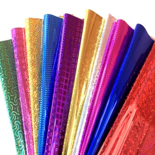 กระดาษเลเซอร์-ฟอยล์ห่อของขวัญ สีเดียว25แผ่น / คละสี 25แผ่น ข…