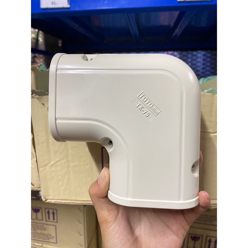 งอโค้ง งอแบนรางครอบท่อ TOTO TK-75 (ตัวละ)