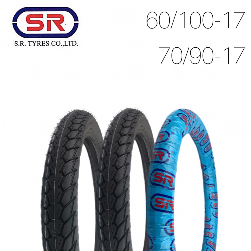 ยางนอก SR 70/90-17 , 60/100-17 ยางนอกลายดรีม