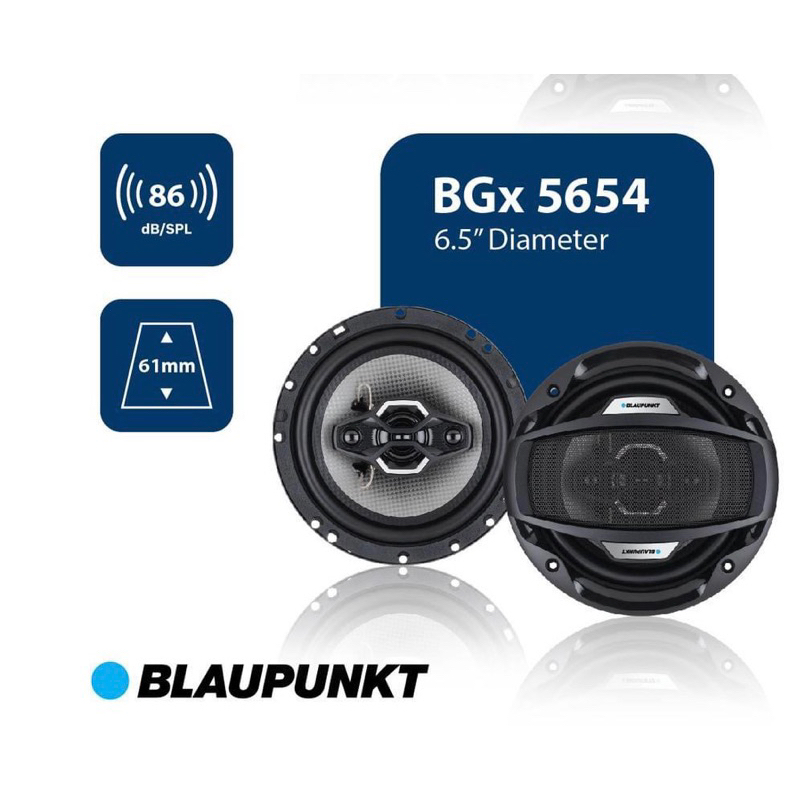 ลำโพง BLAUPUNKT BGx5654 รวมชิ้น6.5นิ้ว4ทาง