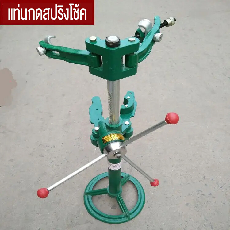 แท่นกดสปริงโช้ค ทนทานใช้งานได้ยาวนาน ถอดออกได้ง่าย 500mm รุ่นหนาพิเศษ แบบเกลียวเร่งขนาดสสีน้ำเงิน ออกแบบป้องกันสนิม