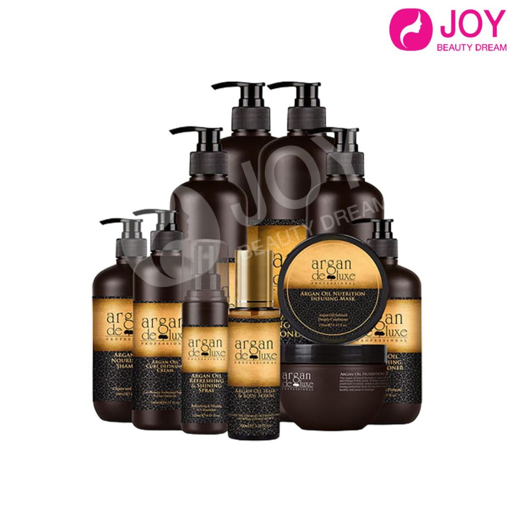 Argan de luxe แชมพู/ครีมนวด/มาส์กผม/สเปรย์ฉีดผม/เซรั่ม/เคราติน อาร์แกนออยล์