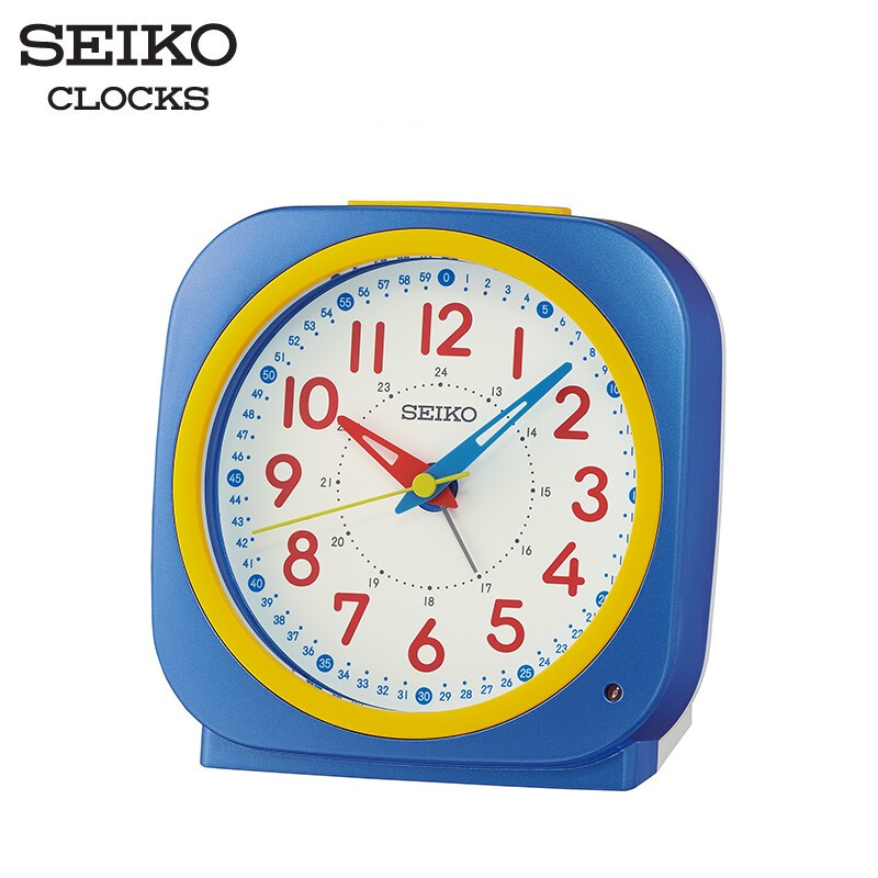 [E-tax E-Receipt]SEIKO CLOCKS นาฬิกาปลุก รุ่น QHE200L ขนาด 4.5 นิ้ว