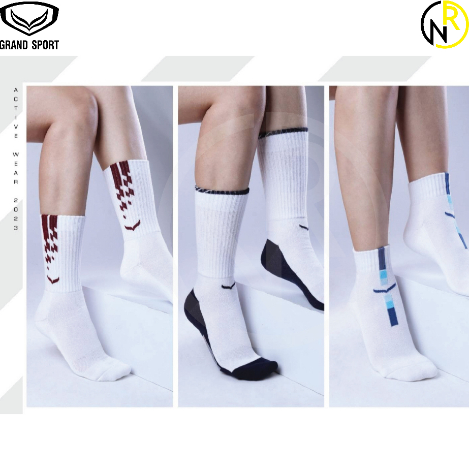 ***ของแท้ส่งไว*** GRAND SPORTถุงเท้ากีฬา 25131 ผ้าหนานุ่มสวมใส่ กระชับคุณภาพดี 25393 25395 25392