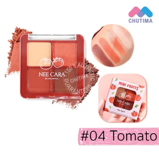 นีคารา อายแชโดว์ พาเลท มินิ ฟรุ๊ต ทาตา แต่งตา N319 Nee Cara Mini Fruit Four Shade Eyeshadow Palette 2g x 4