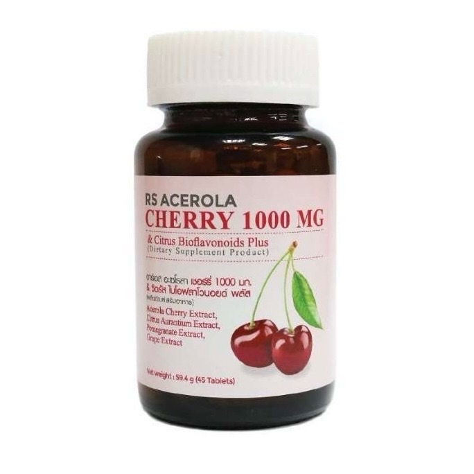 ((วิตามินซี)) NEOCA RS Acerola Cherry 1000mg &amp; Citrus Bioflavonoids Plus นีโอก้า อะเซโรลา เชอร์รี่
