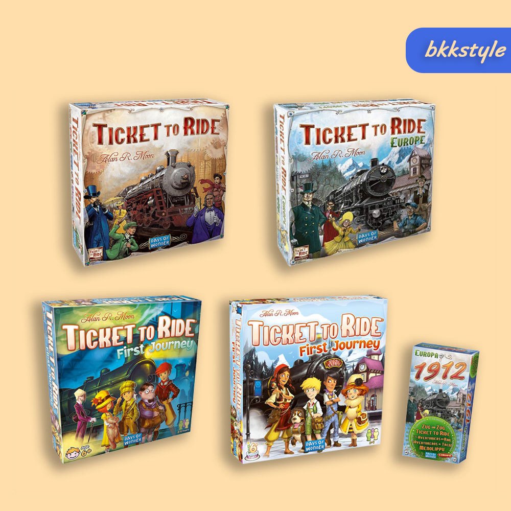 บอร์ดเกม Ticket To Ride Europe America เกมต่อรถไฟ 📌 พร้อมส่ง