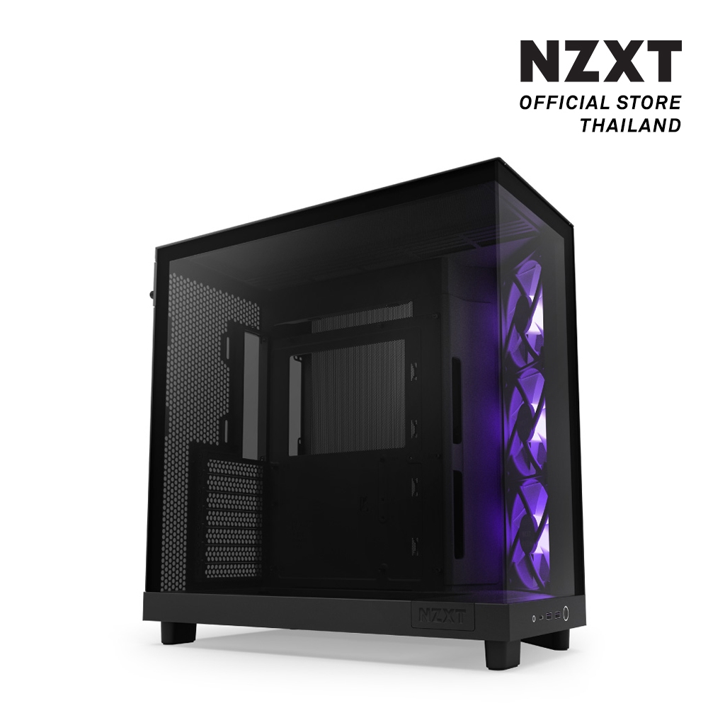 NZXT CASE H6 FLOW RGB BLACK : CC-H61FB-R1