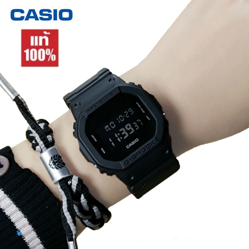 Casio G-shock แท้100% รุ่น DW-5600BB-1DR นาฬิกาข้อมือชาย ของแท้💯%จัดส่งพร้อมกล่องคู่มือใบประกันศูนย์CM 1ปี💯%