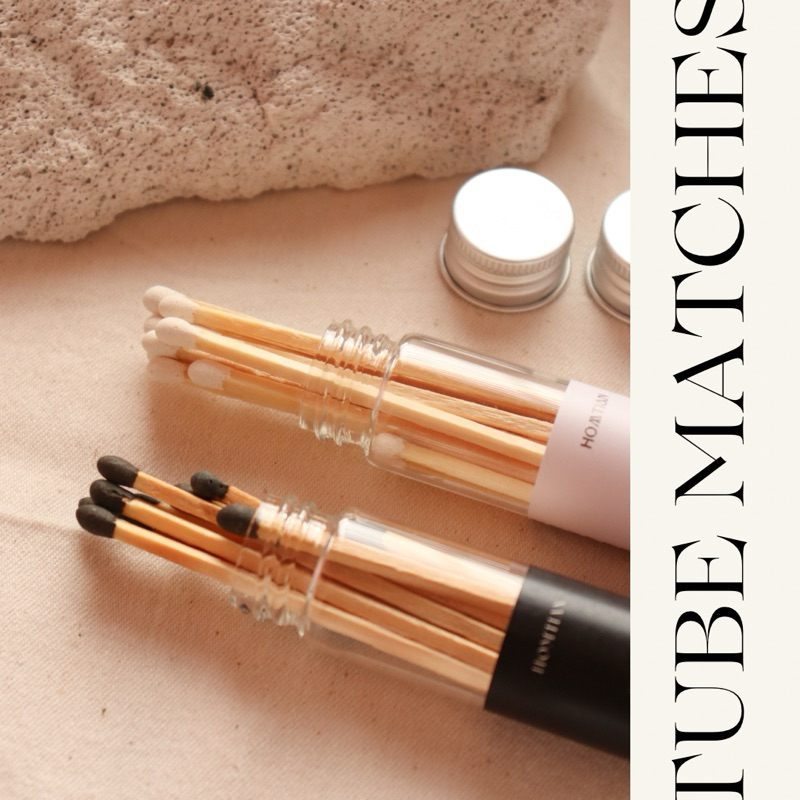 Tube Matchsticks | ไม้ขีดไฟแบบยาว รุ่น TUBE เหมาะสำหรับจุดเทียนก้นลึก