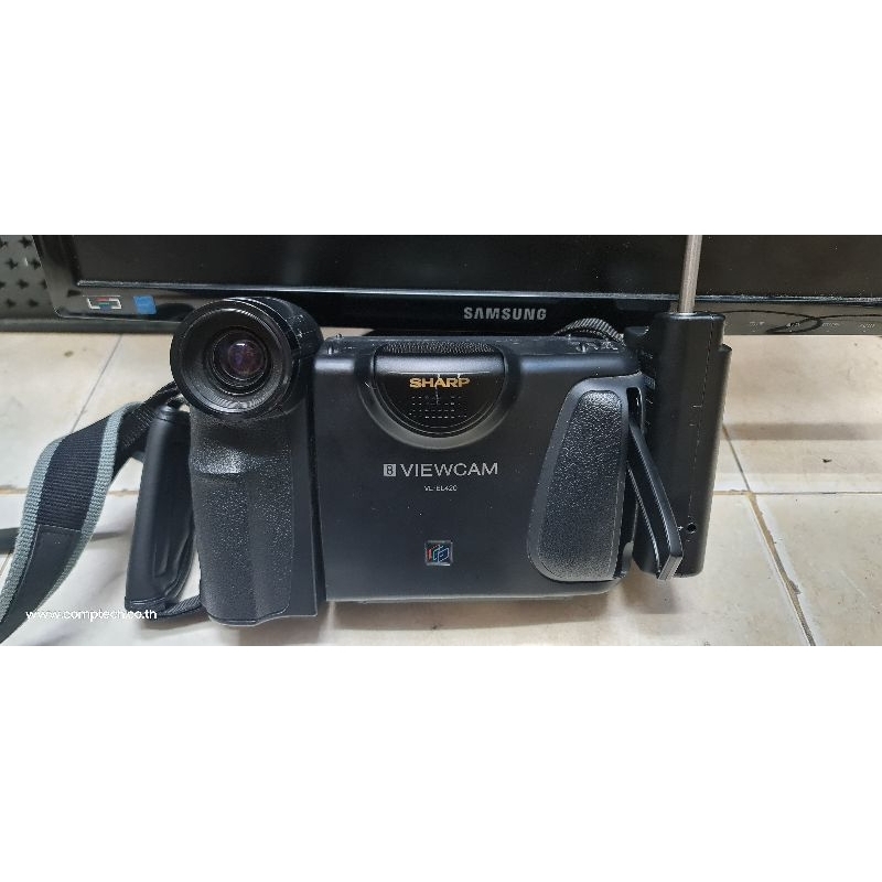 กล้องวีดีโอ​ Sharp​ VL-EL420 สภาพสวยมาก​ มีแบต+ที่ชาร์ท+TV Tuner
