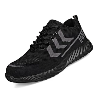 Safety Shoes รองเท้าเซฟตี้ รองเท้าผ้าใบ รองเท้าทำงาน（สีฟ้า / สีเทา）