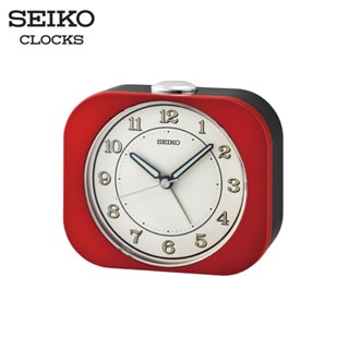SEIKO CLOCKS นาฬิกาปลุก รุ่น  QHE195R ขนาด 3.8 x 4.4 นิ้ว สี…