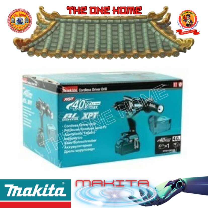MAKITA รุ่น DF001GM101 สว่านไขควงไร้สาย 40 โวลต์ ขนาด 1/2 นิ้ว รุ่น DF001GM101
