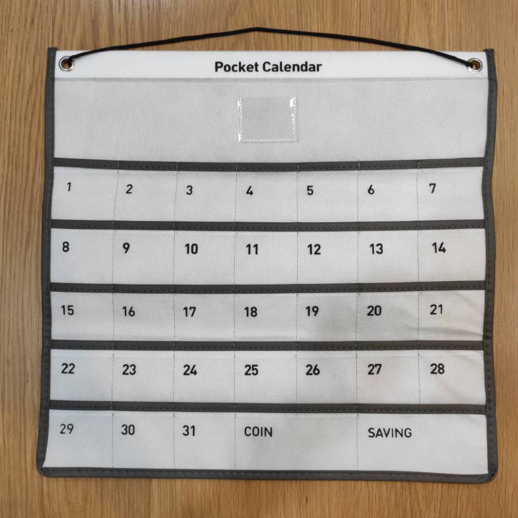 2025 ปฏิทินออมเงิน ปฏิทินออมเงินมินิมอล planner แบบแขวนผนัง ปีใหม่มาสร้างวินัยในการเก็บออมเงิน