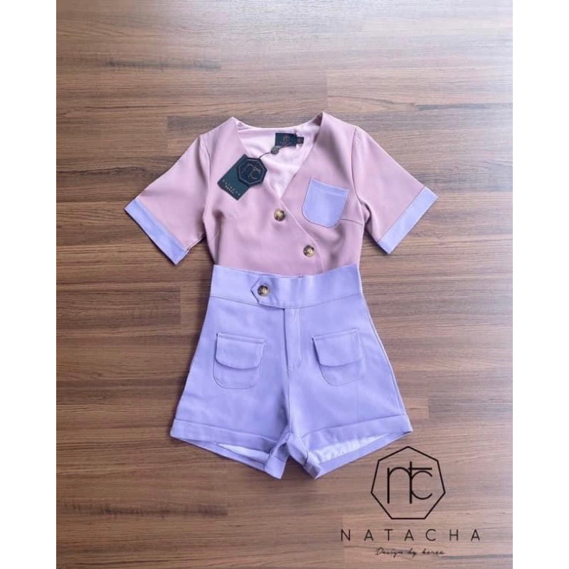 Set เสื้อ+กางเกง natacha