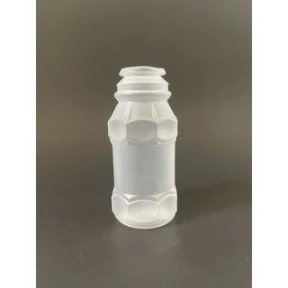 ขวดพลาสติกPP มี มอก. สัมผัสอาหารได้ ขนาด150Ml./135ML.ฝาขาว(1แพ็ค/150ใบ)พร้อมฝา