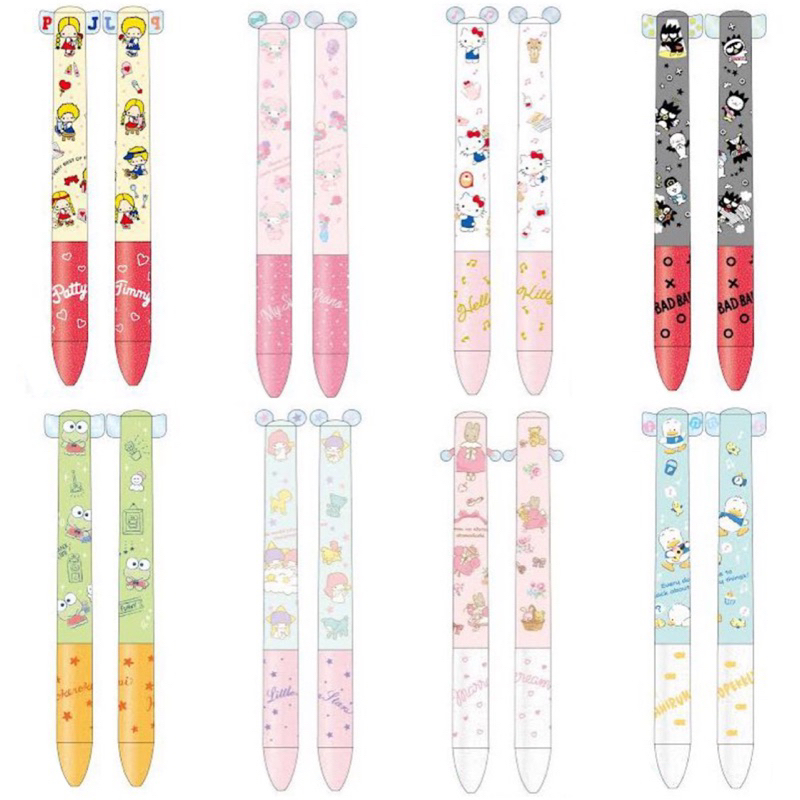 ปากกาลูกลื่น 2สี Mimi Pen ลาย SANRIO