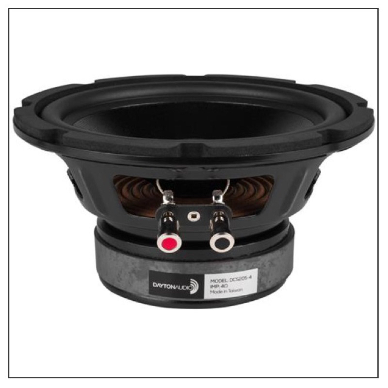 Dayton Audio DCS205-4 8" Classic Subwoofer 4 Ohm