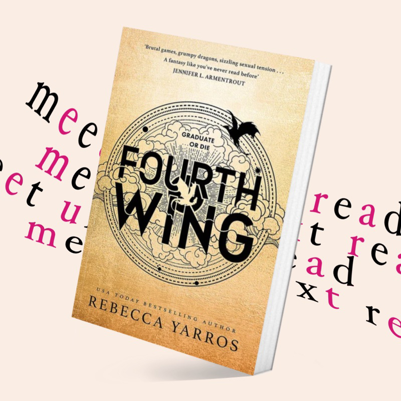 The Fourth Wing by Rebecca Yarros (หนังสือภาษาอังกฤษ)